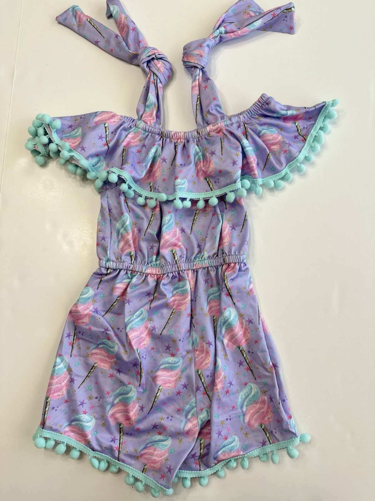 Pete & Lucy Cotton Candy Delight Romper Girls Size 2T NEW NWT