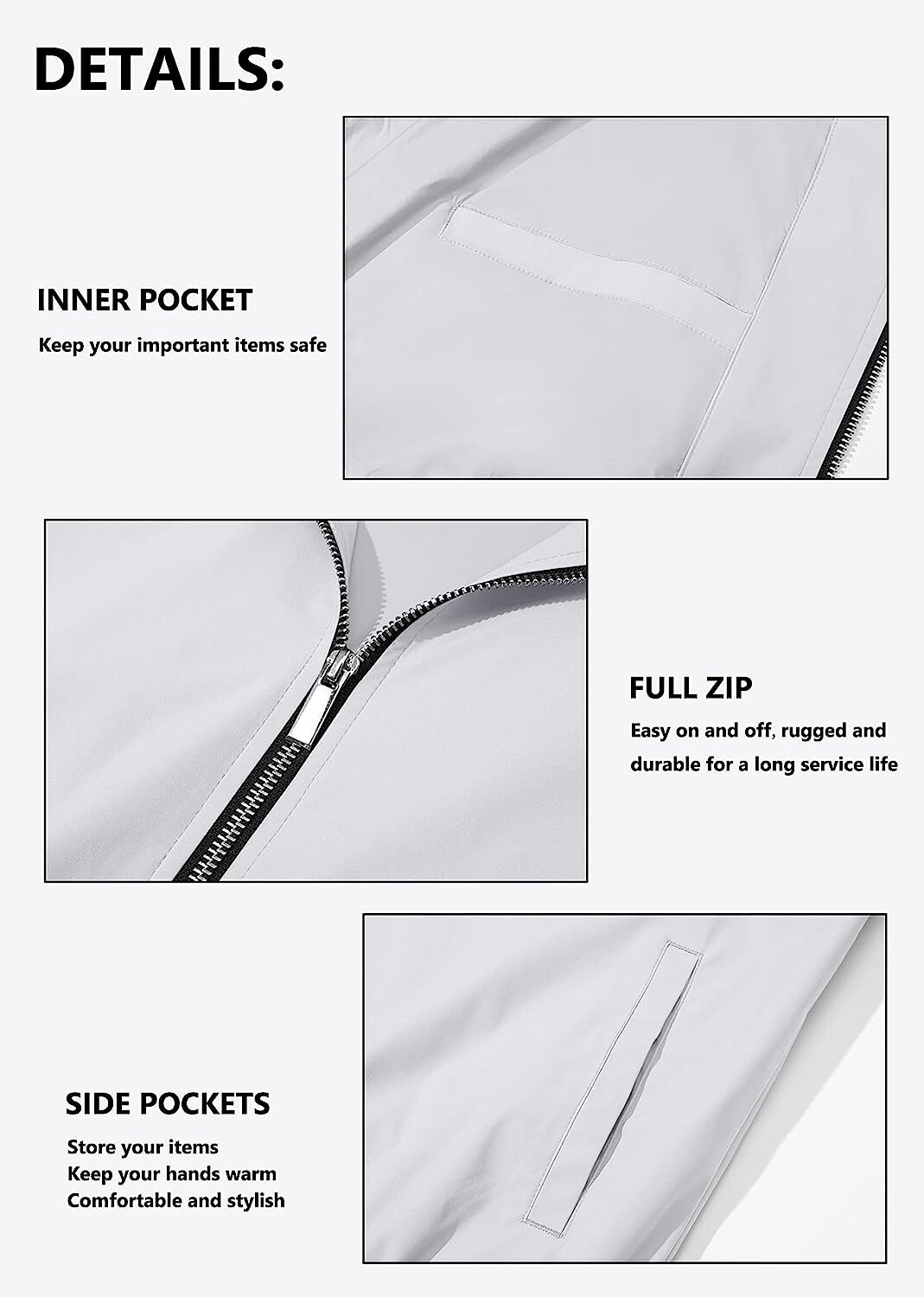 Men’s Bomber Jacket Casual Stylish Lightweight Jackets Windbreaker Spring Jacket