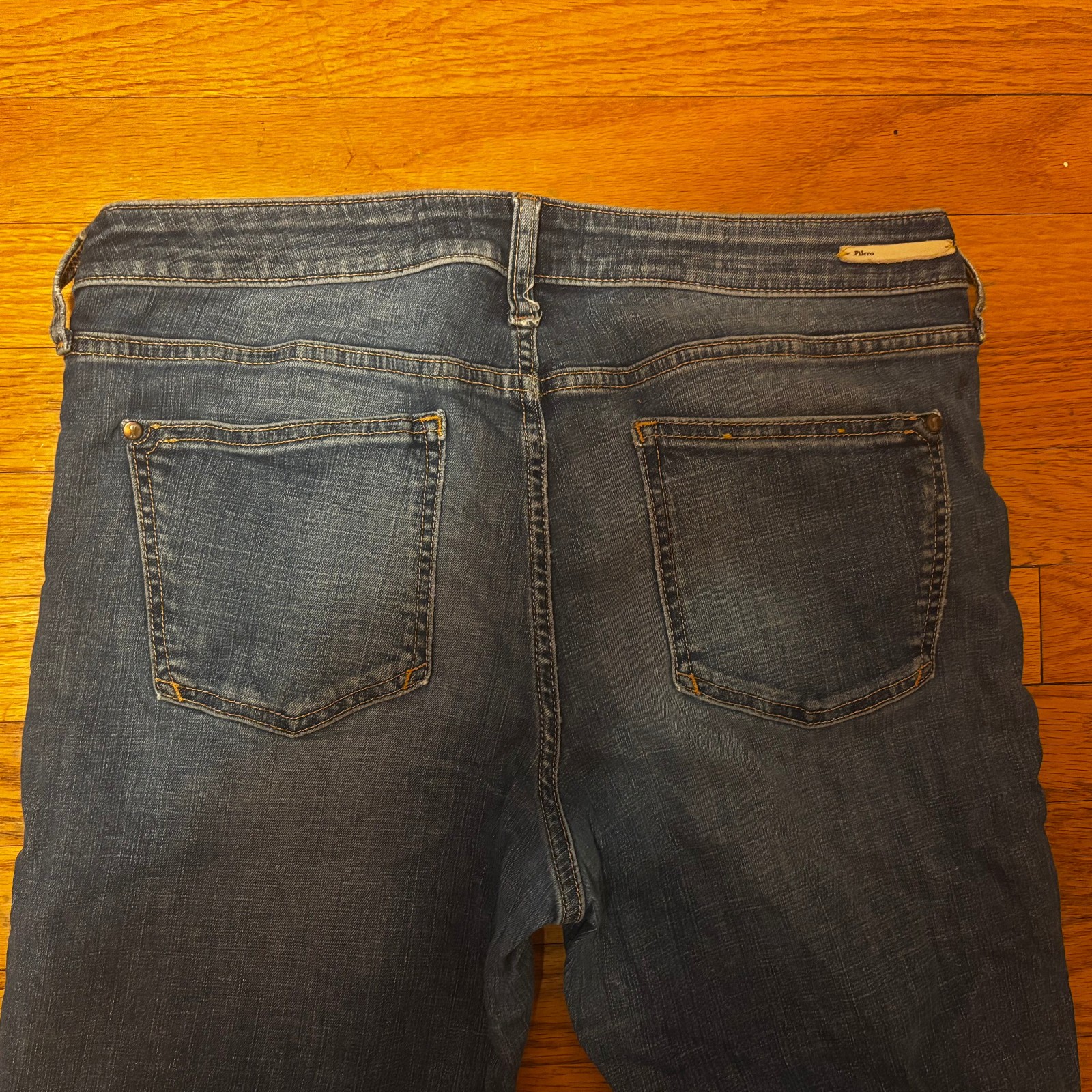 Pilcro And The Letterpress Jeans Size 31 Fit Stet Blue Denim Pants Skinny Jeans