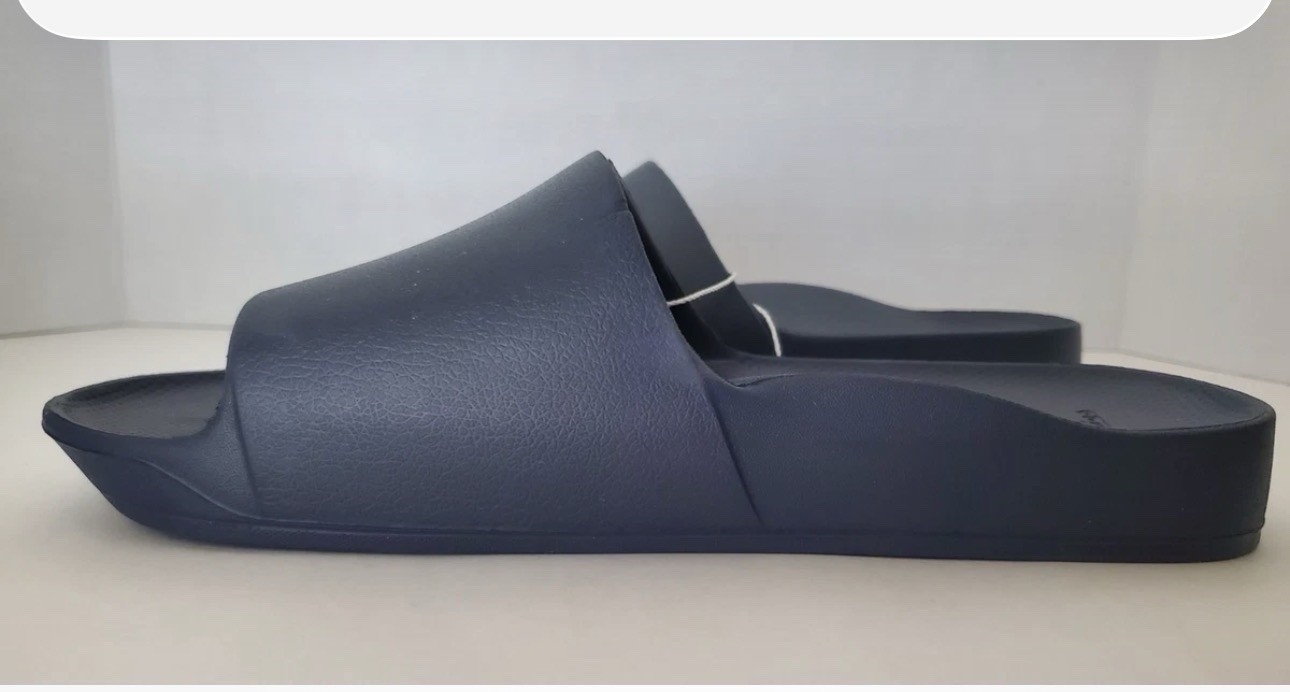 Archies Arch Support Slide Sandals Unisex Navy Blue Men’s Size 9 Women’s Size 10