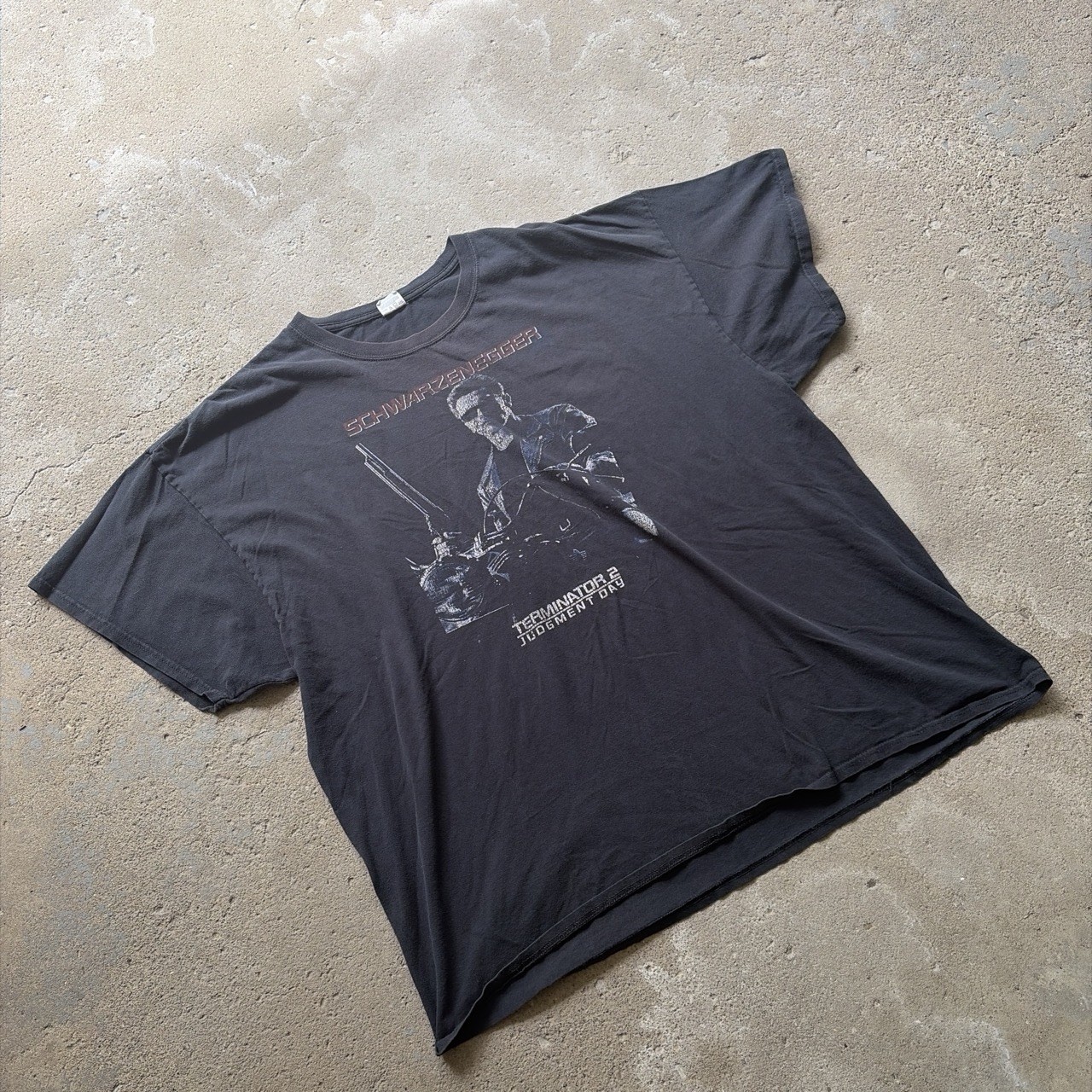 Vintage Terminator 2 Shirt 3XL 90s Judgement Day Movie Promo 1991 schwarzenegger