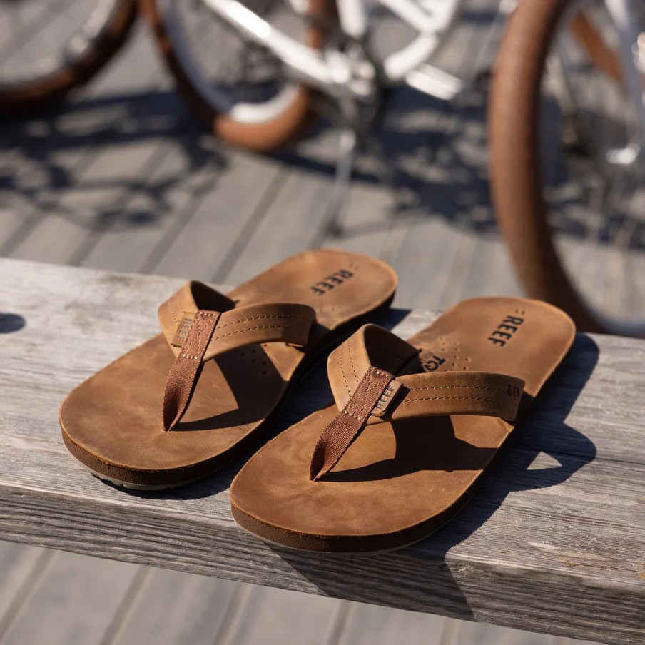 Reef Draftsmen Sandals – Men’s – 10 / Bronze Brown
