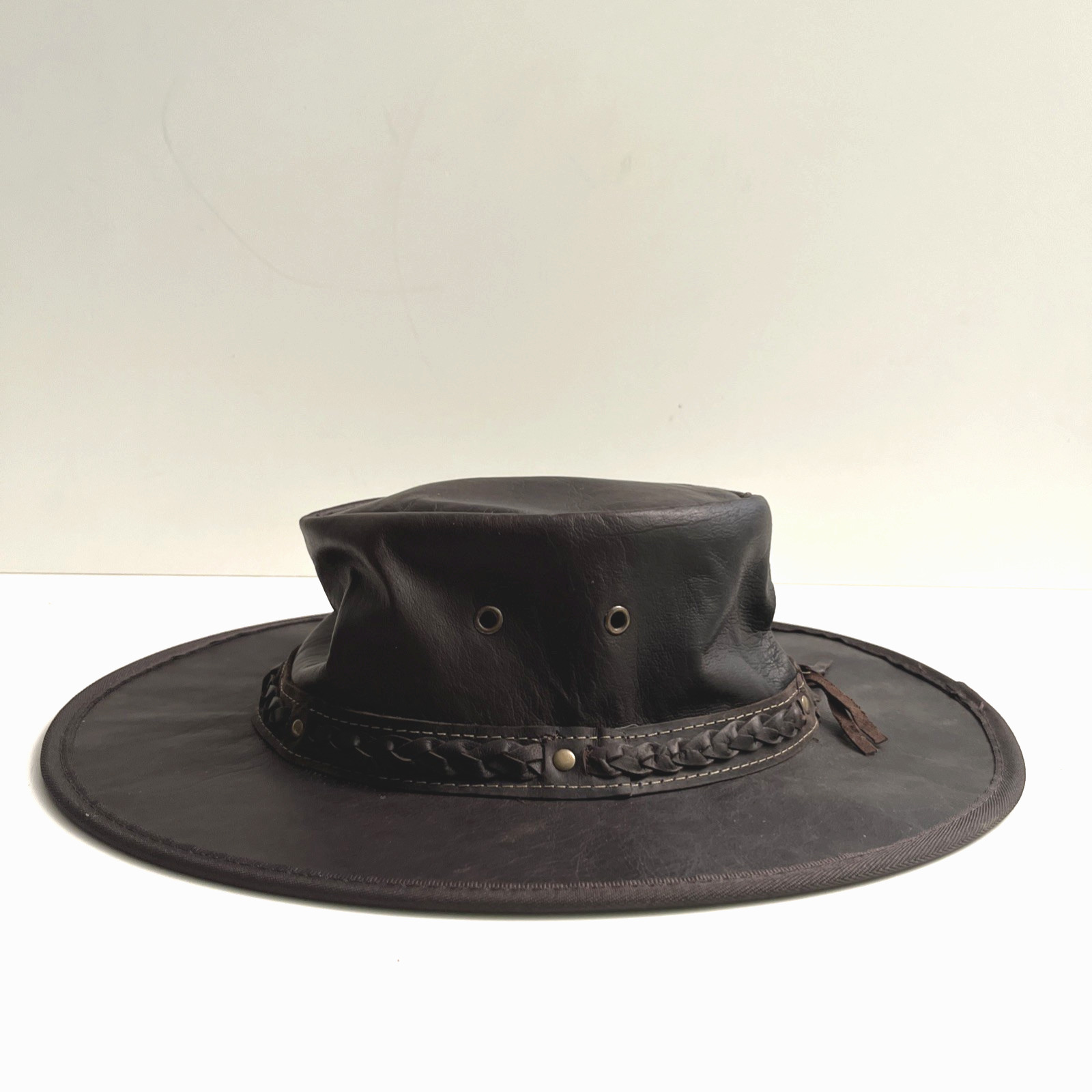 Red Rock Hats Brown KANGAROO Barma Leather Cowboy Western Outback MSRP$125