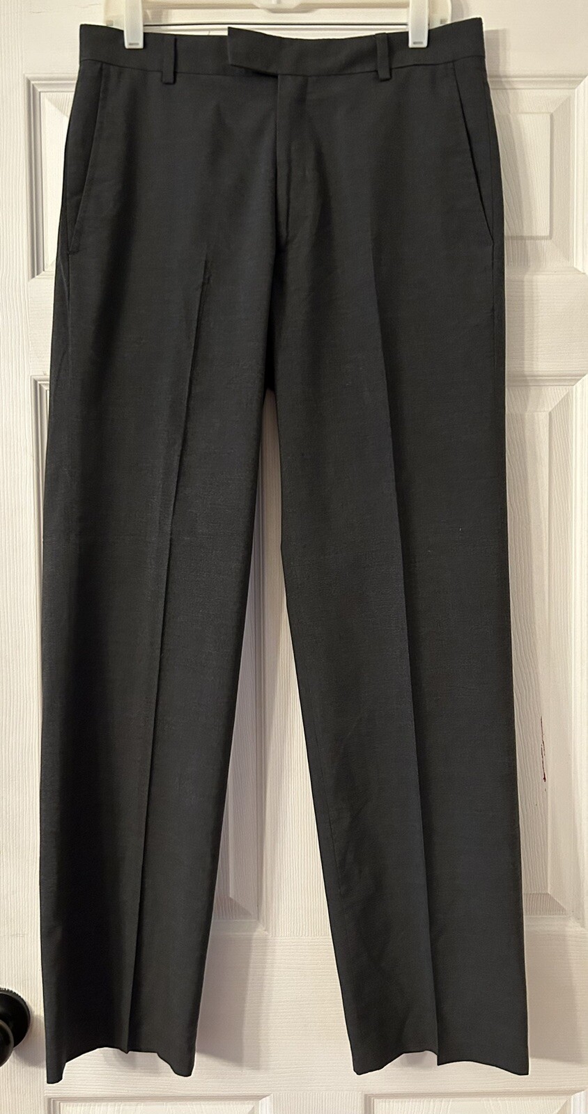 Haggar 1926 Originals Straight Fit Dress Pants – Grey – 32x 32 #WPL386