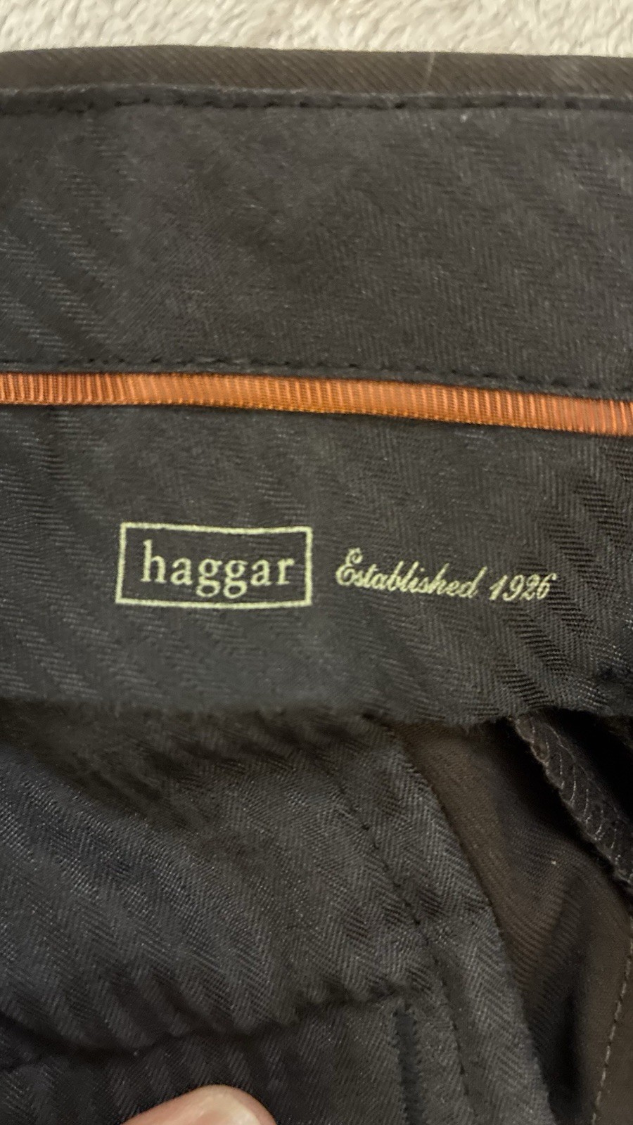 Mens Hagger Dress Pants Black Size 42/30