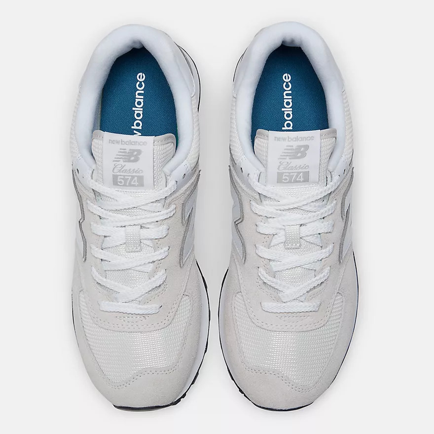 New Balance Men’s 574 Core Wide Sneaker ML574EVW Grey White