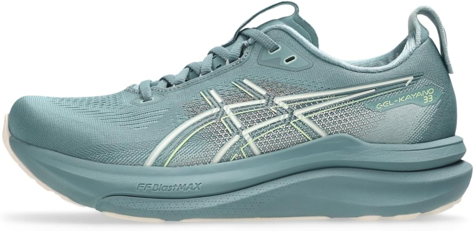 ASICS Women’s Gel-Kayano 33 Running Shoes, 11.5, Foggy Teal/Rose DUST – Foggy Te