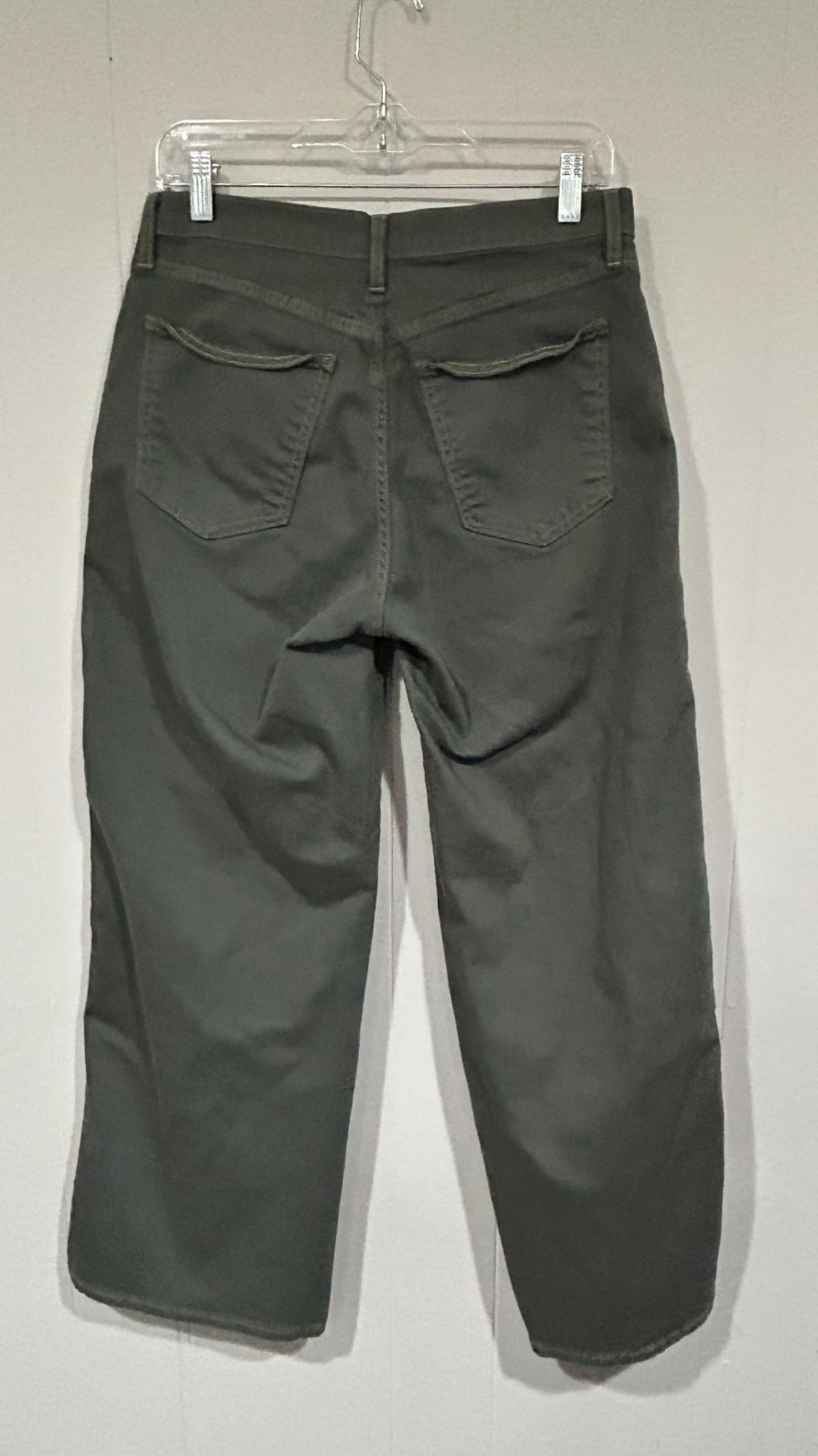 JBD Just Black Denim Size 29 Artichoke Green Cropped leg Utility jeans
