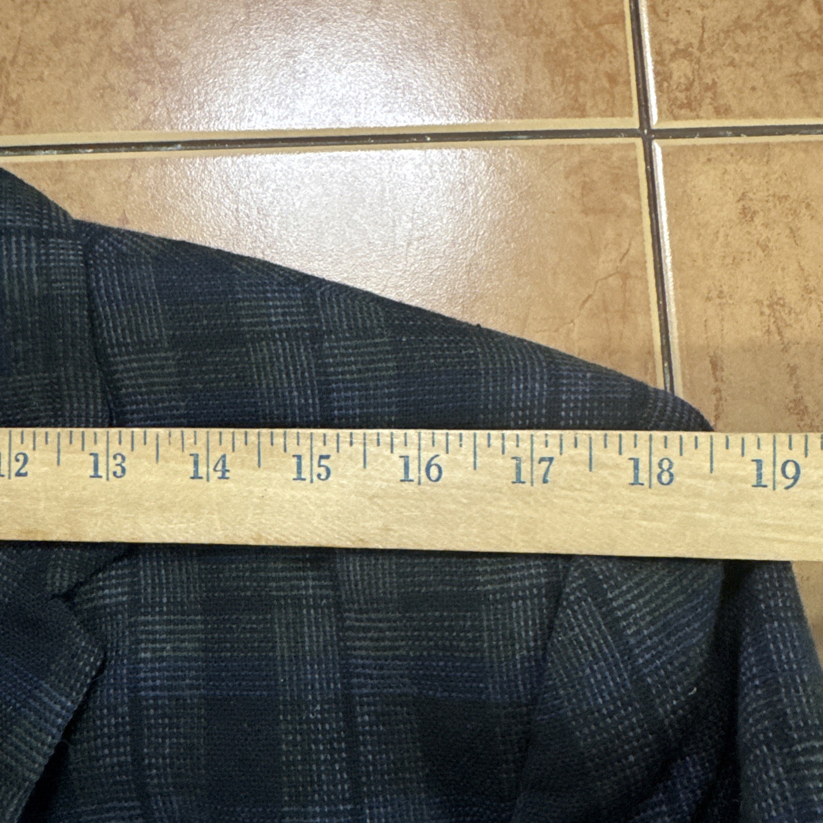 Sears Sportswear Vintage Gray Plaid Blazer Jacket Sport Coat USA Union Made 40R