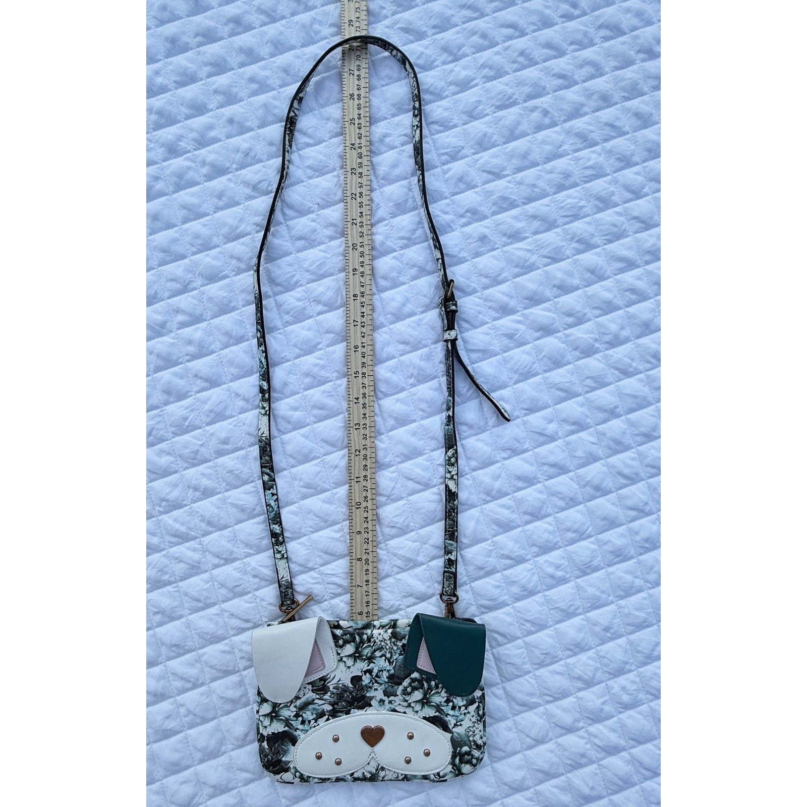 Artsy Stud Dog Lover Betsey Johnson Kitsch Crossbody Bag Novelty Purse Adorable