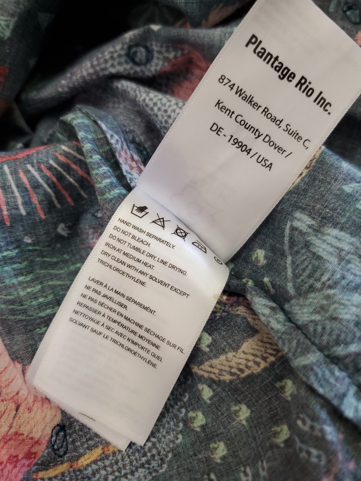 Farm Rio River Creatures Women’s Floral Blouse Size XS