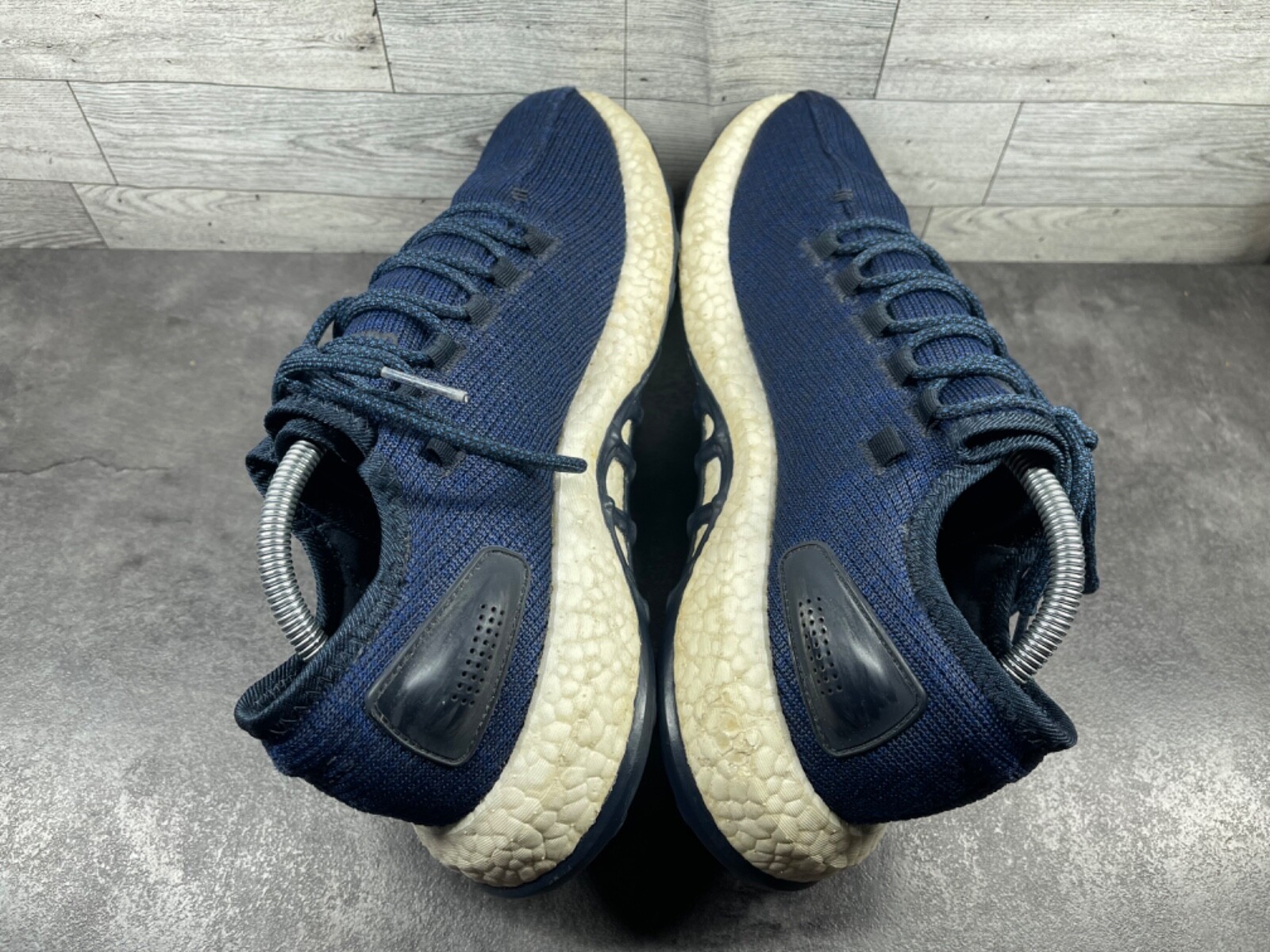 Adidas Pureboost Running Shoes Sneakers Men 10M Blue Athletic Comfort Trainers