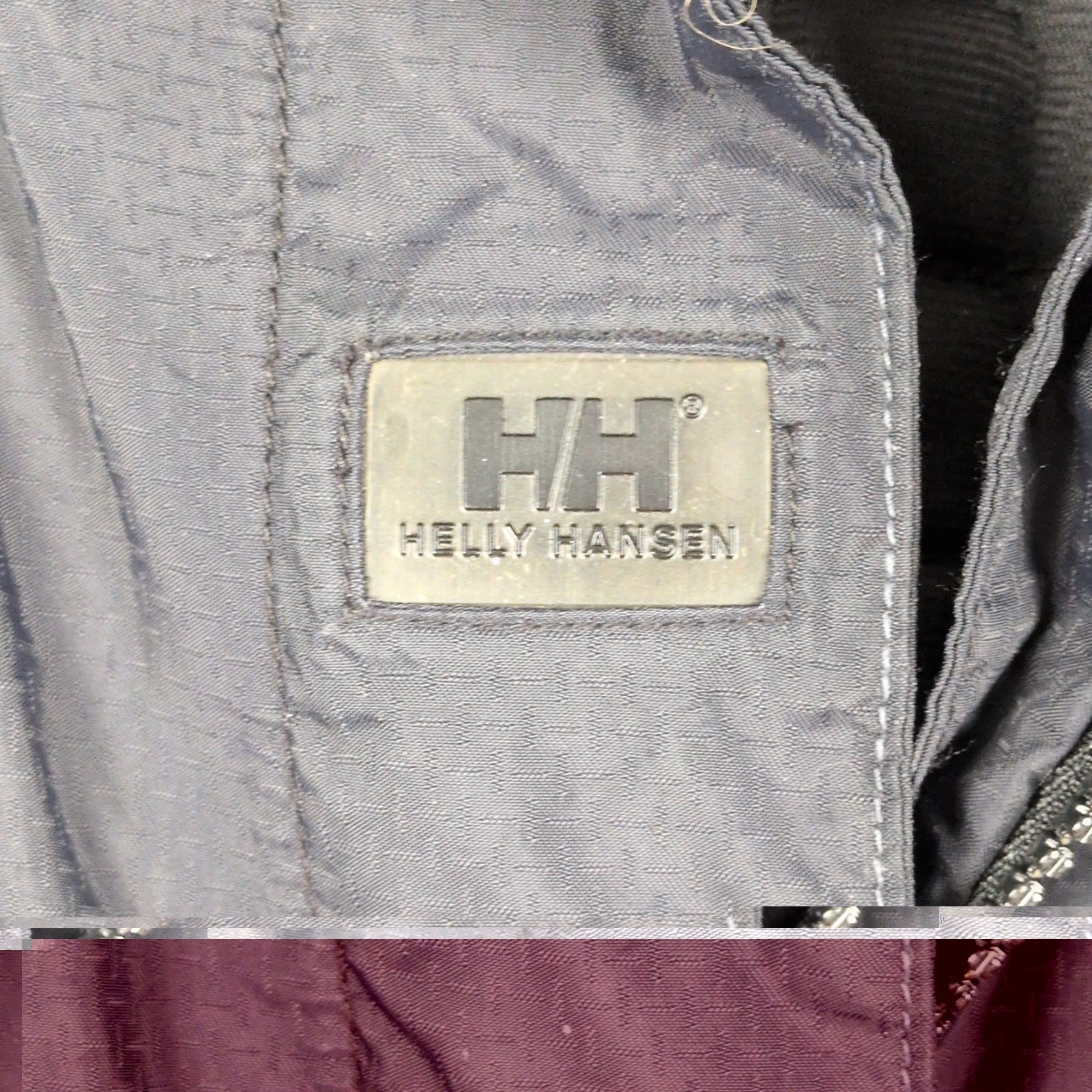Helly Hansen Helly Tech Men’s Colorblock Jacket Black/Blue Full Zip Pockets M