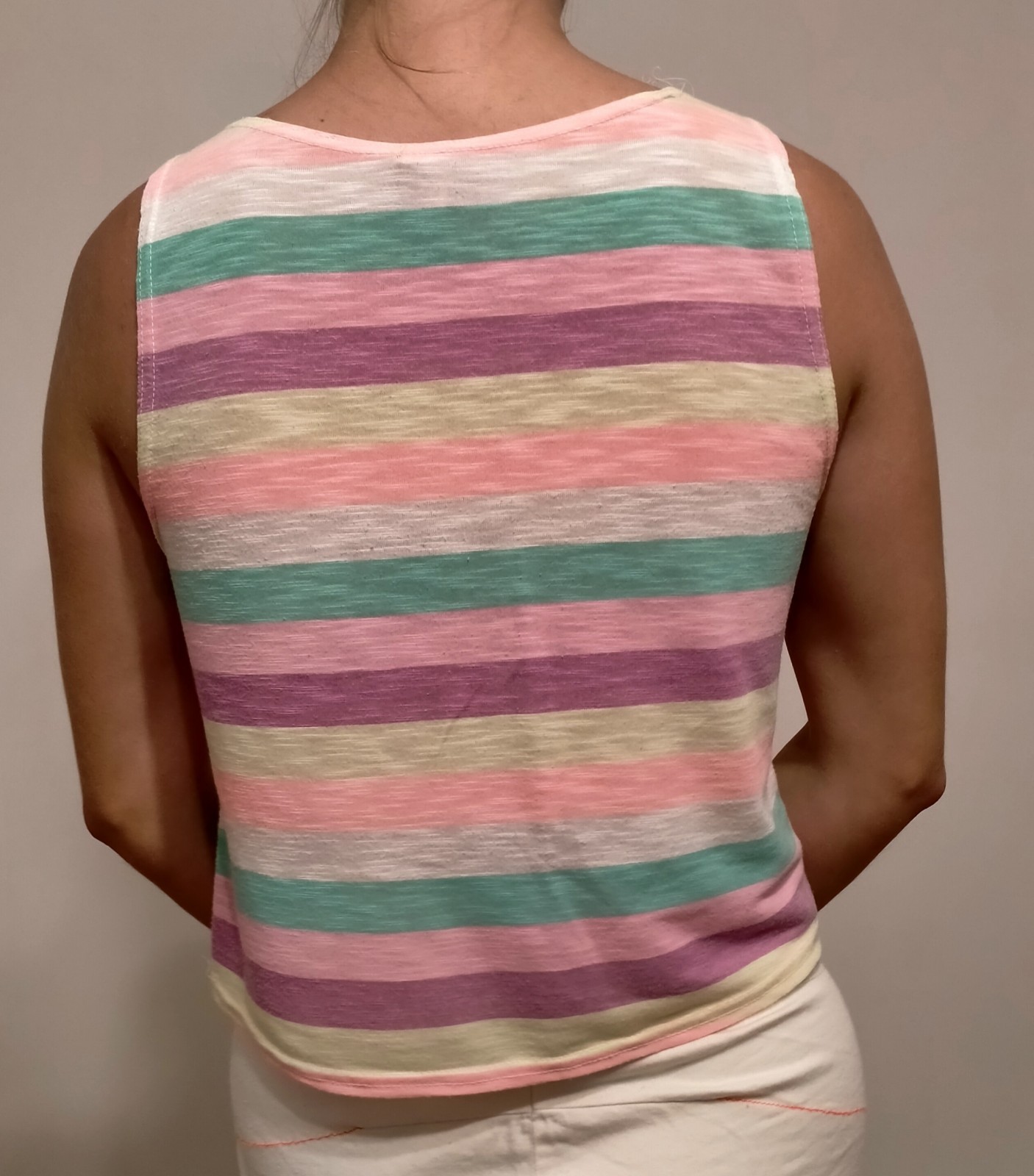 Supré Striped Crop Top XXS Bright striped crop top by Australia