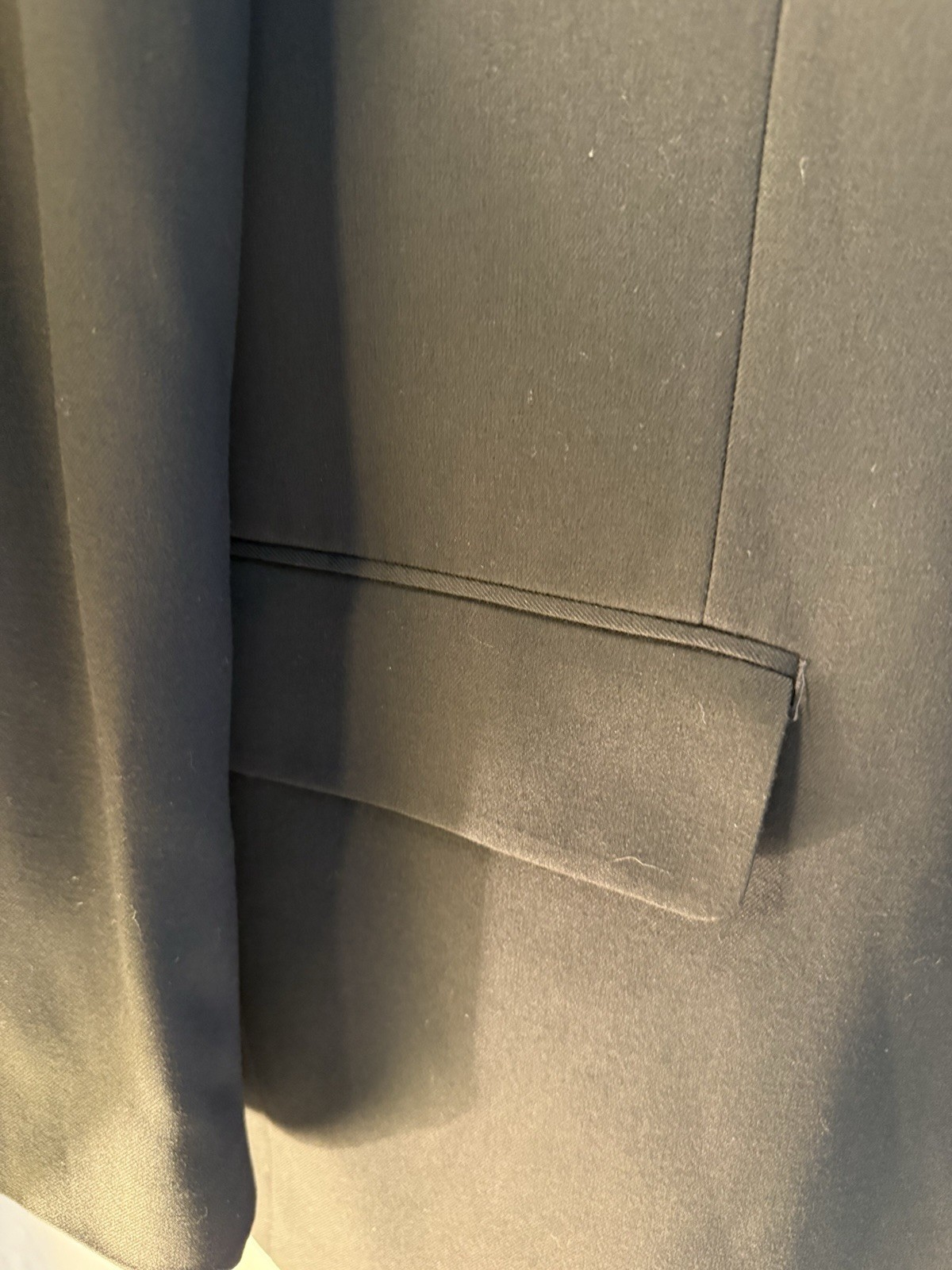 J.M. Haggar Black Suit Jacket size 46R, WPL386