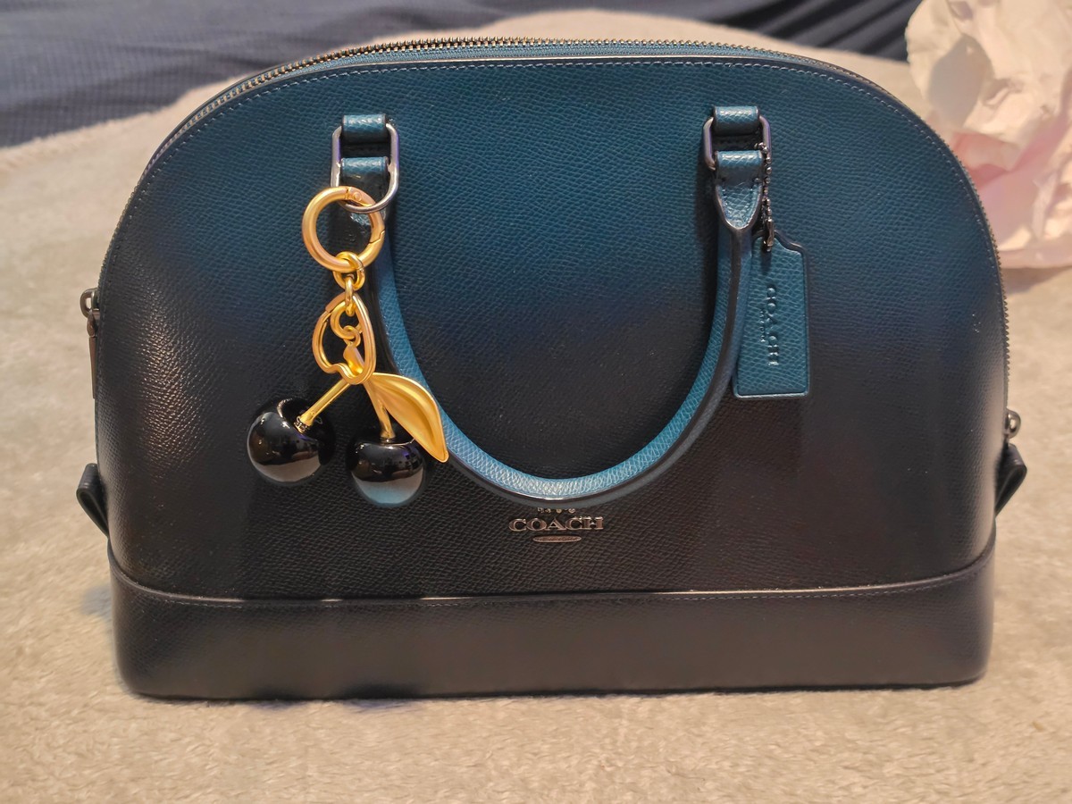 RARE Coach Sierra Satchel in Ombre Crossgrain Leather