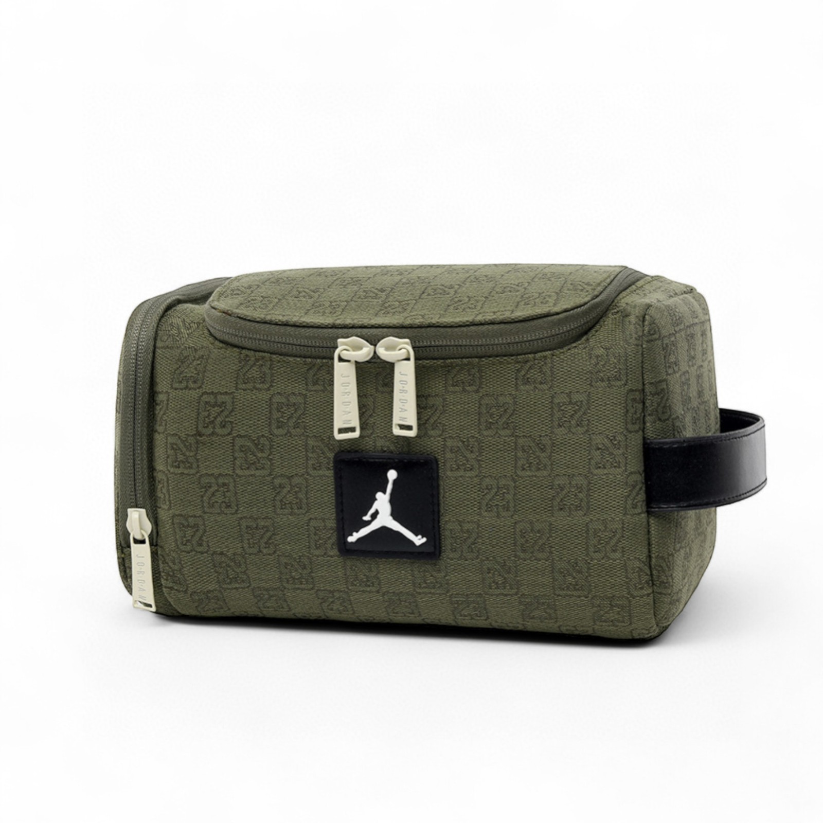 Air Jordan Monogram Logo Jacquard Dopp Kit 5.9L Luxury Travel Bag