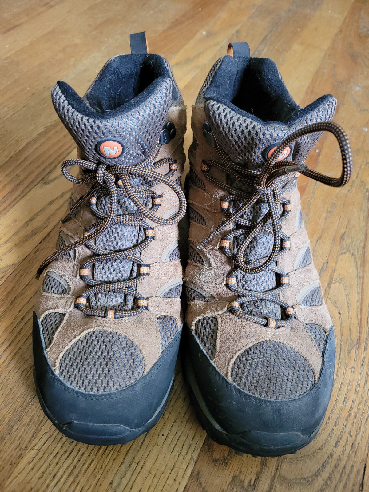 Merrell Moab Mid Earth Waterproof Hiking Boots J88623w Men’s Size 12/EU 46.5