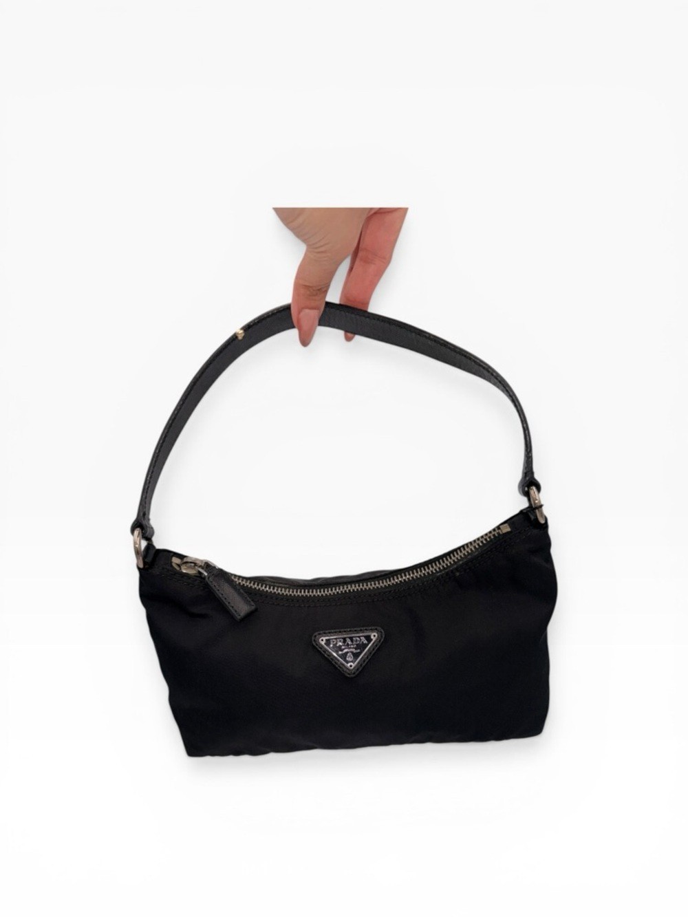Prada Re-Edition 2005 Re-Nylon Mini Shoulder Bag Black Authenticated
