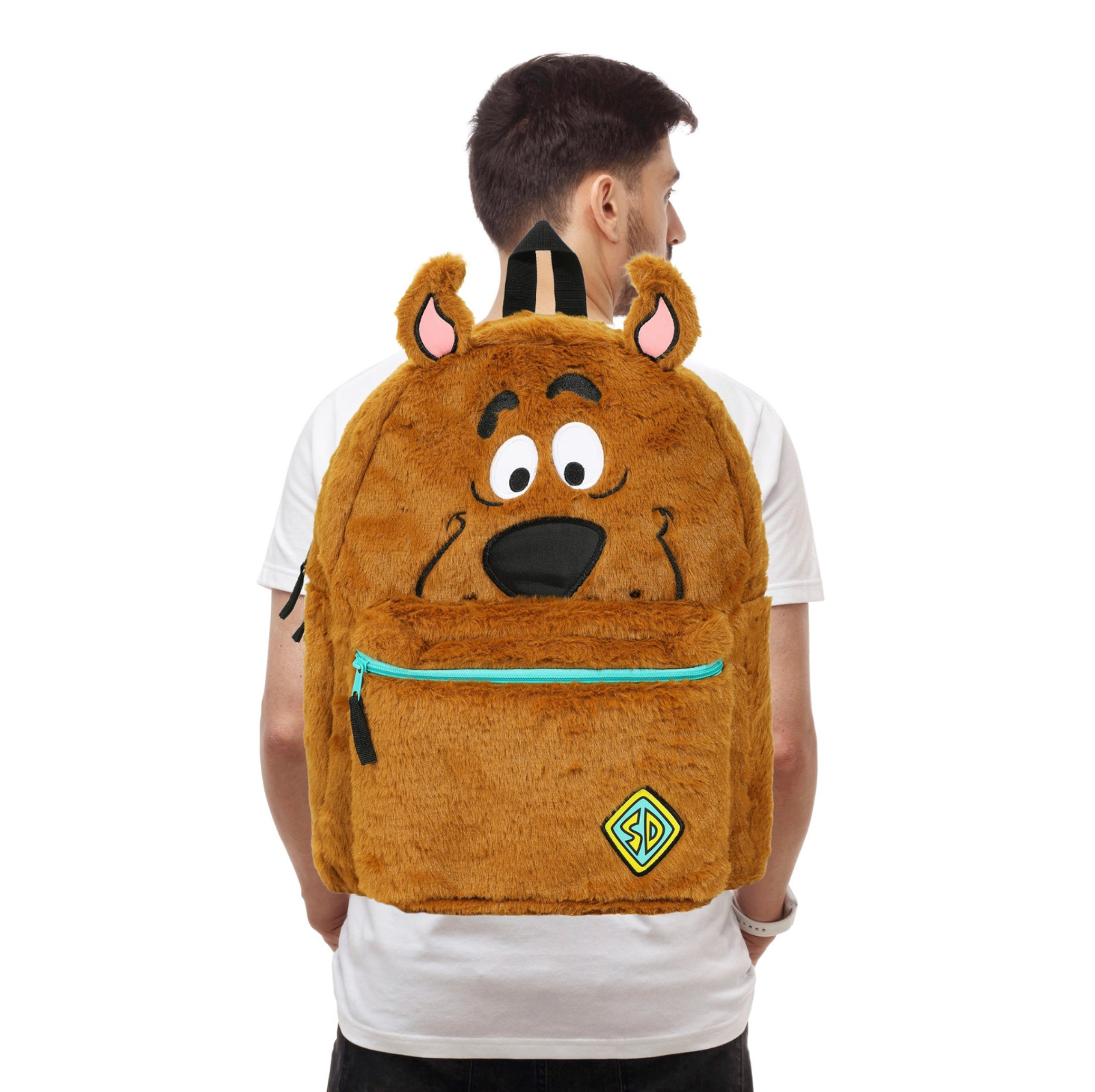 Scooby Doo Plush Scooby and Gang Reversible Laptop Backpack and Van Lunch Box