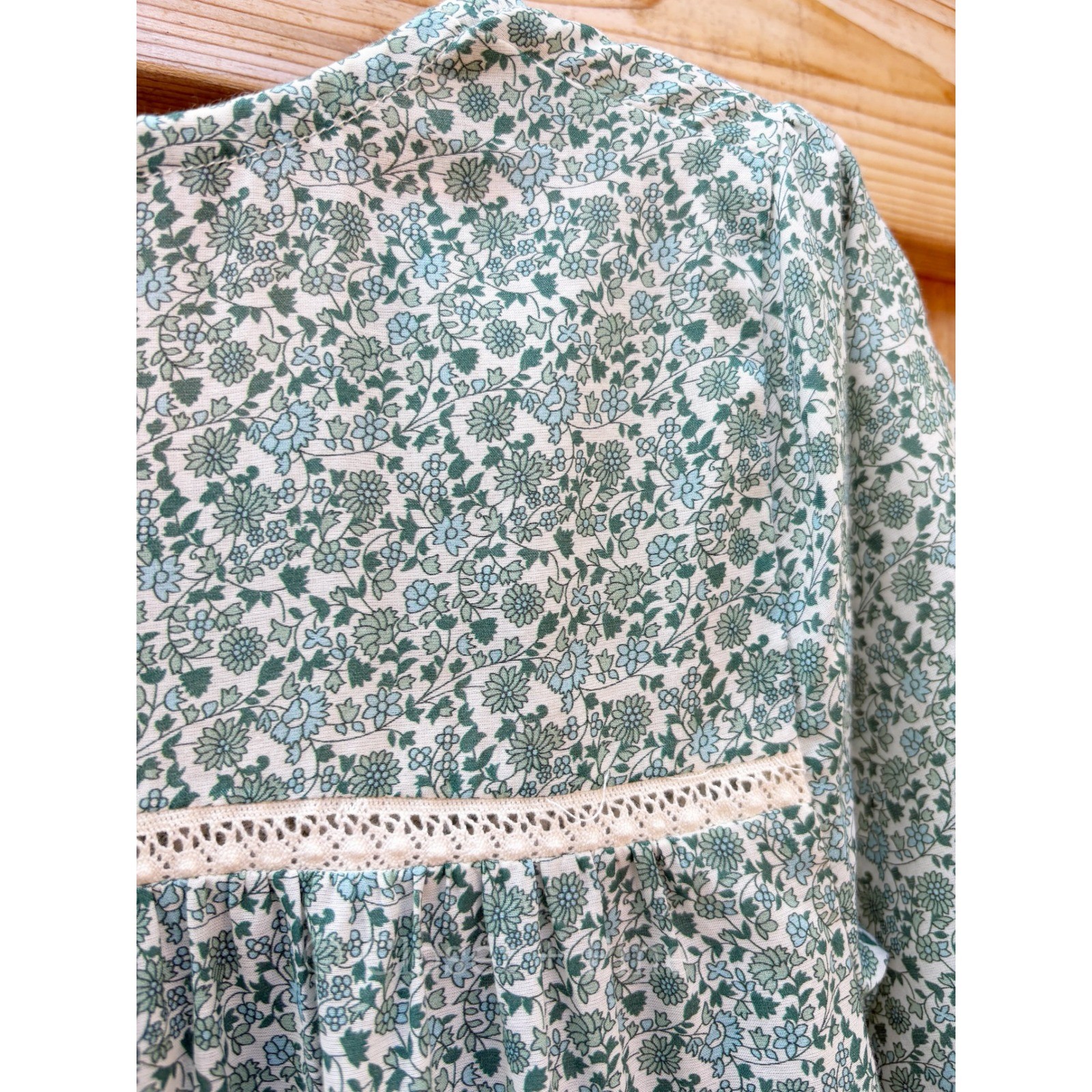 Christy Dawn The Corley Dress Mint Bloooming Meadow Size Small Floral Maxi Dress