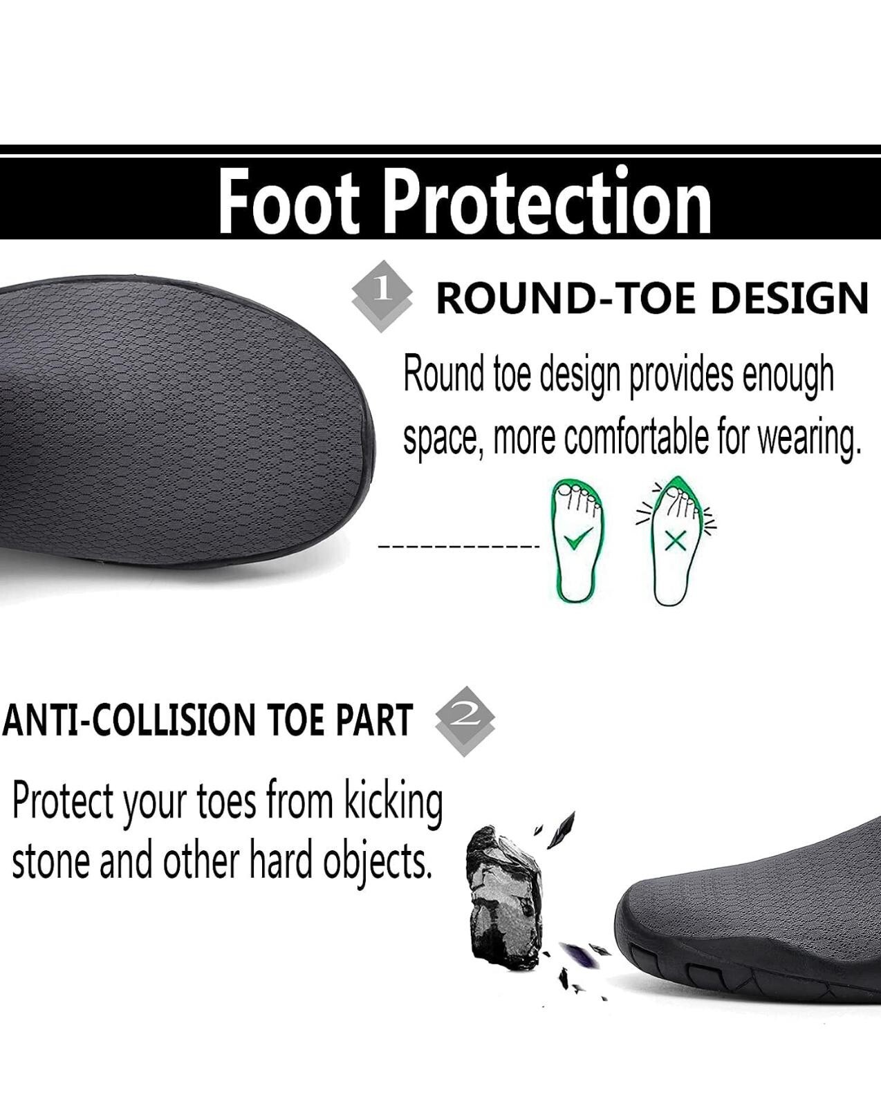 YYXMS Lightweight Comfortable Water Shoes for Men Women Barefoot Quick Dry…