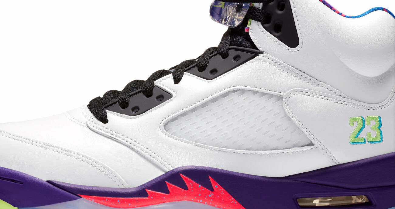 Air Jordan 5 Retro ‘Alternate Bel-Air’ White/Ghost Green DB3335-100 Size 10.5