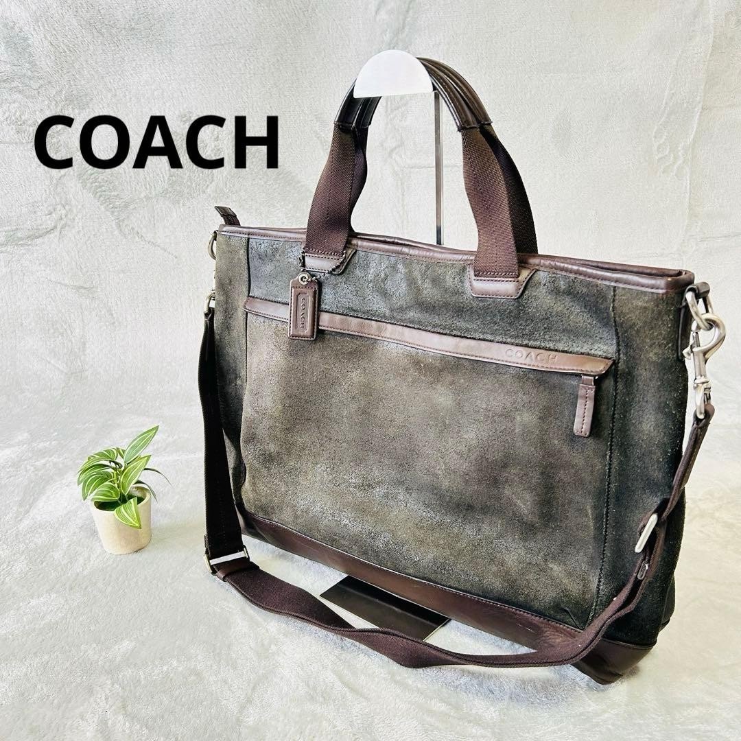 COACH Camden leather supply 2WAY tote bag shoulder
