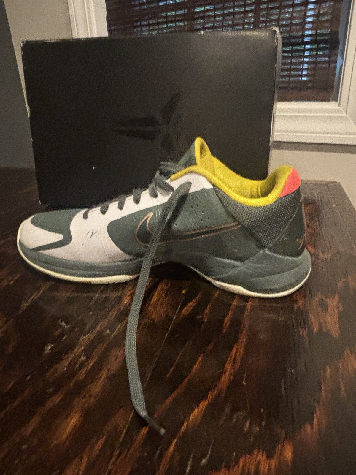 Nike Kobe 5 Protro EYBL Forest Green Yellow Size 10