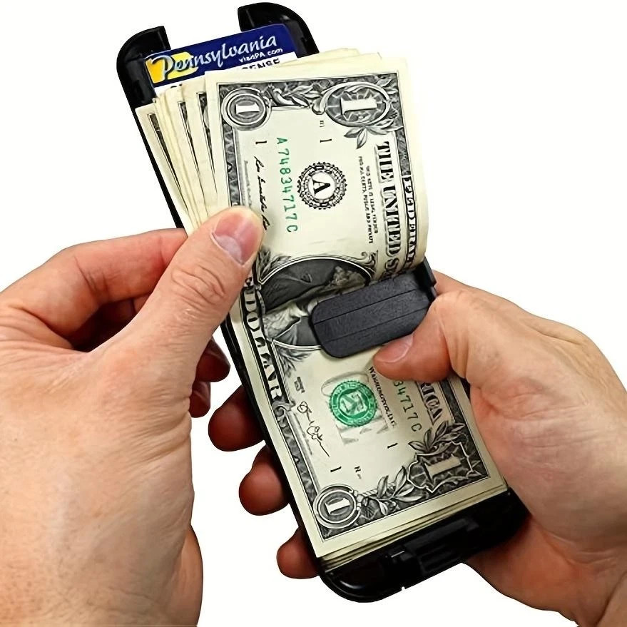 Slim Mint Wallet Ultra-Thin RFID-Blocking, AS-SEEN-ON-TV ID Theft Protection New