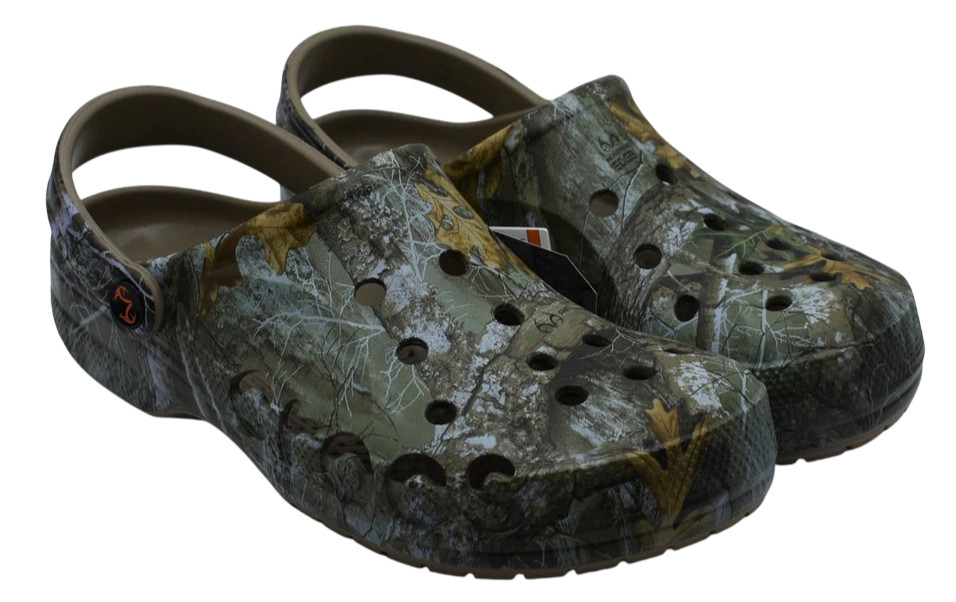 Crocs Baya Realtree APX Edge Camo Clogs Unisex M12 W14 Slip On Shoes New