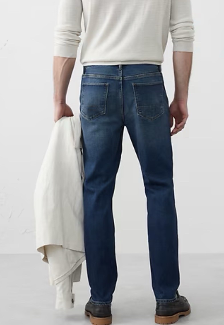 Banana Republic Premium Slim Fit Jeans Men Size 34 X 36 Travel Blue Wash Stretch