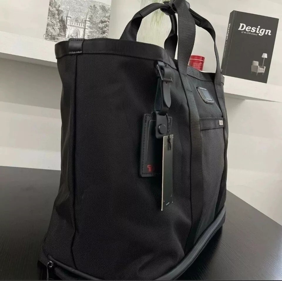 TUMI Alpha3 Carryall Tote Black 2203152 ballistic FXT nylon business bag Outlet