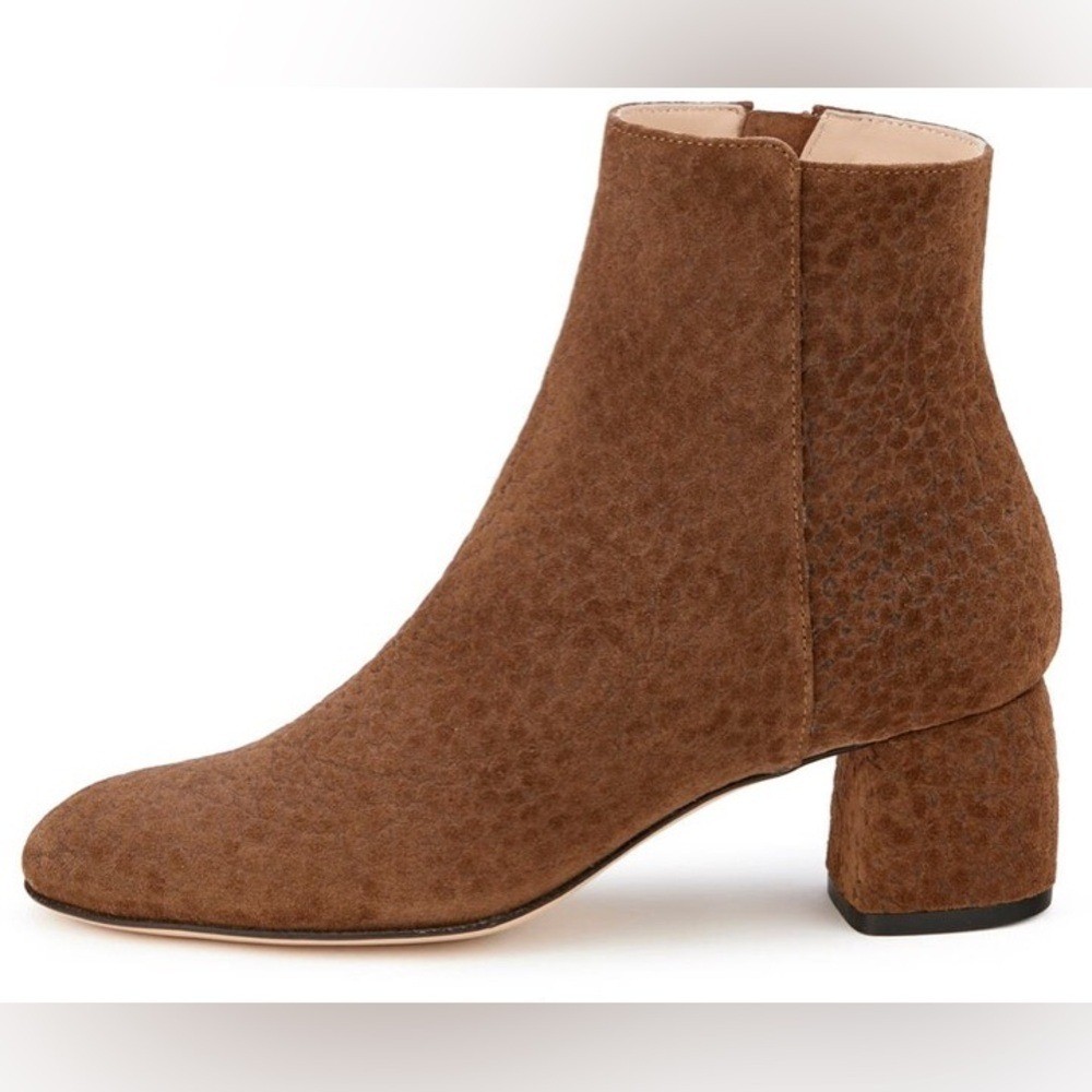 AGL Veta Brown Suede Booties Size 36.5 (US 6.5) New Without Box