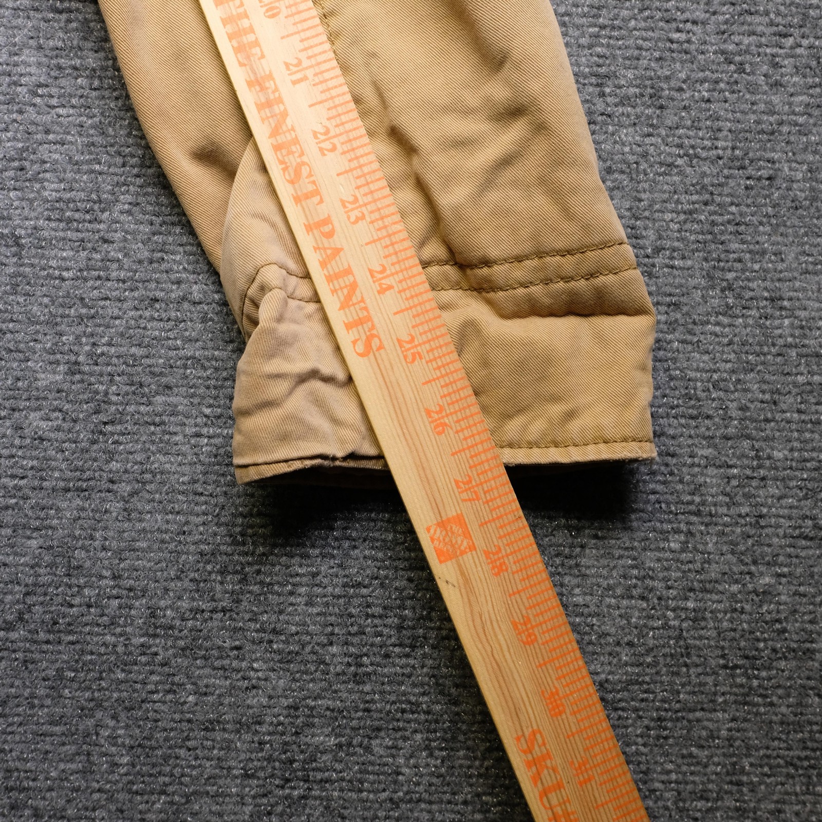 Hollister Jacket Mens XL Beige Canvas Sherpa Lined Carpinteria Full Zip Pockets