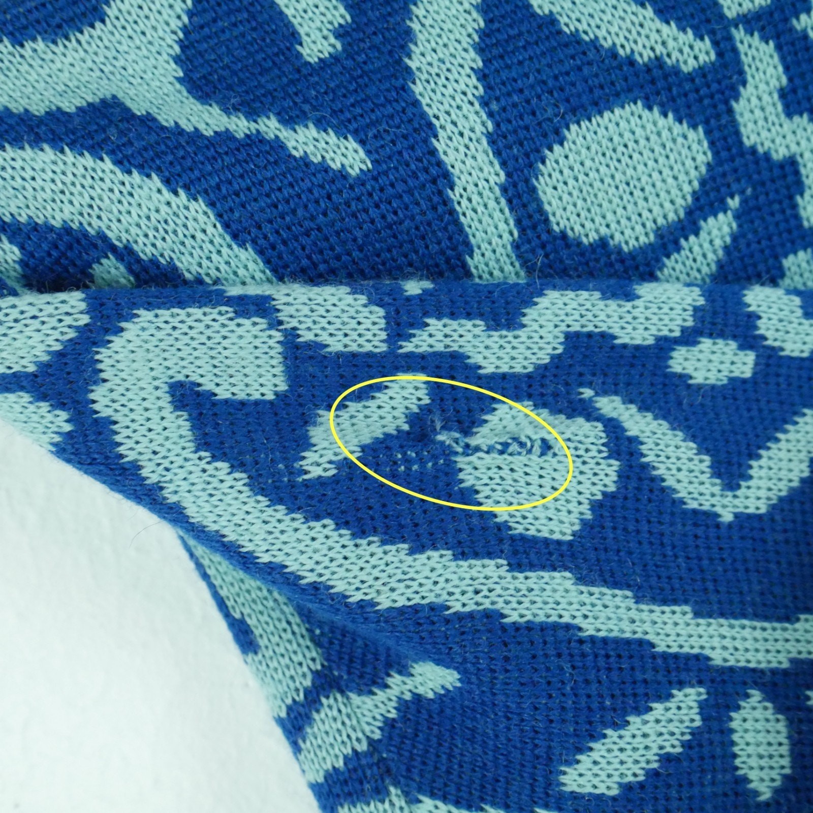 Vintage M L Turtleneck Sweater 100% Wool 60s Retro Blue Maximalist Twee Quirky