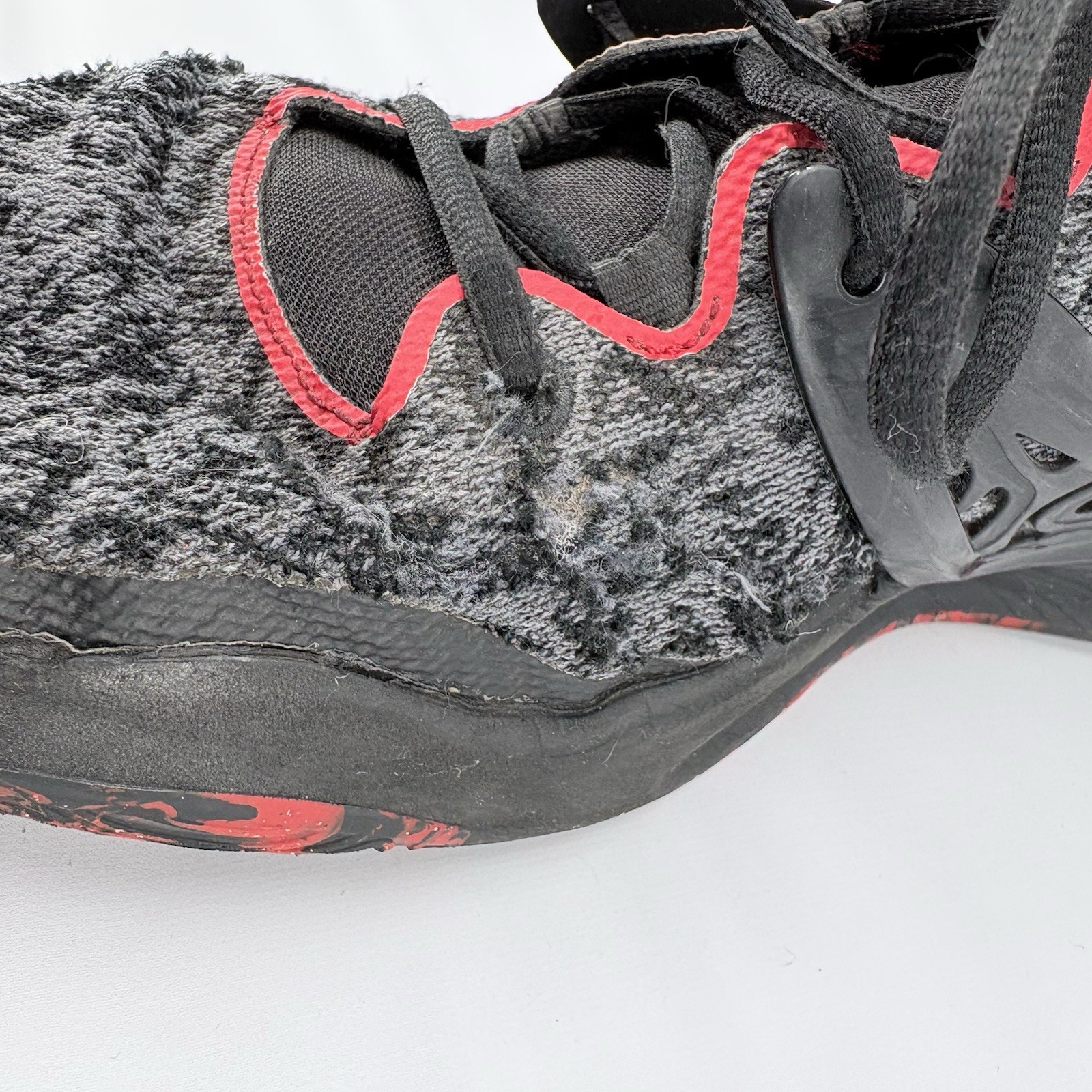 Nike KD 15 Bred Basketball Shoes Red and Black *READ*