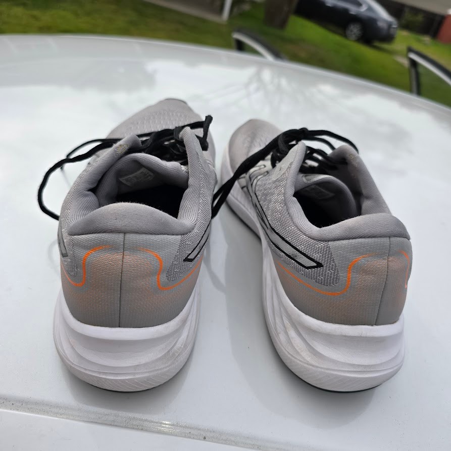 Asics Mens Gel Excite 9 1011B338 Running Shoes Sneakers Gray Orange Size 11