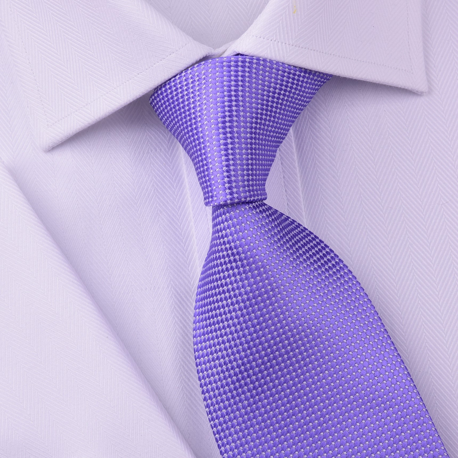 Soft Purple Snakeskin Patterned Classic Tie Mens 8cm Necktie Standard Regular GQ