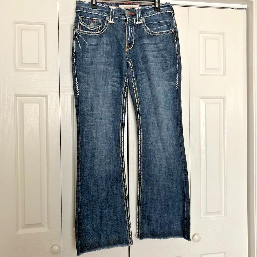 Laguna Beach blue jeans md1008p 34 x 33 cotton size 32 measures 34″ x 33″