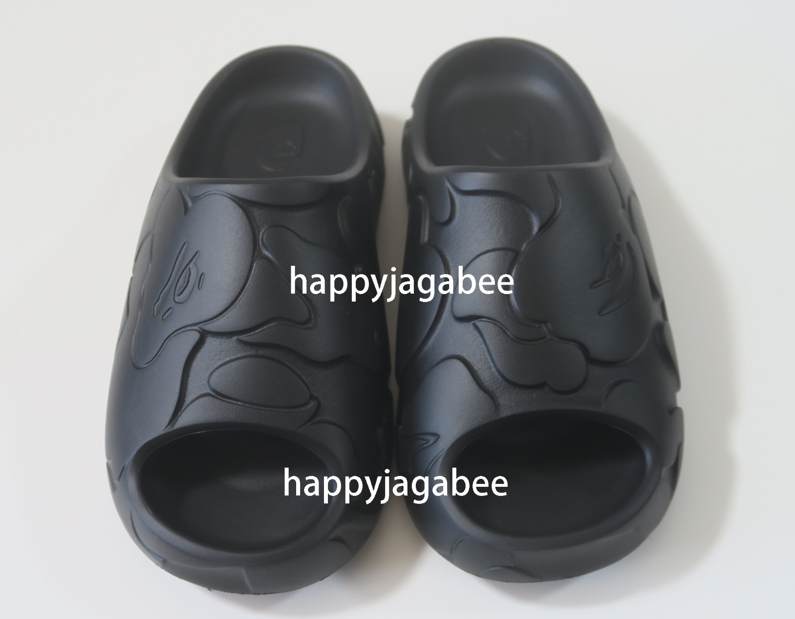 * A BATHING APE Men’s Footwear BAPE SLIDE #1 Black / Beige 1M30191323