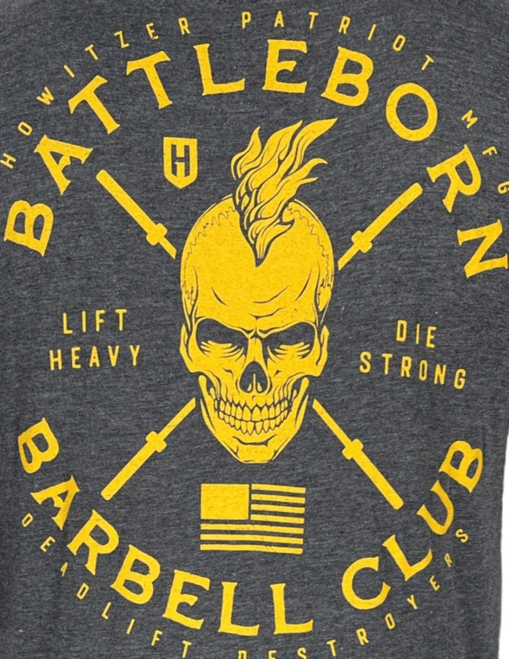 Howitzer Style Men’s T-Shirt Battleborn Club Military Grunt MFG