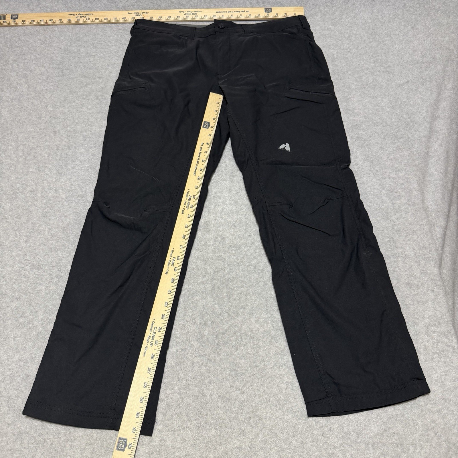 Eddie Bauer Mens First Ascent Guide Pro Lined Hiking Pants 38×32 Black