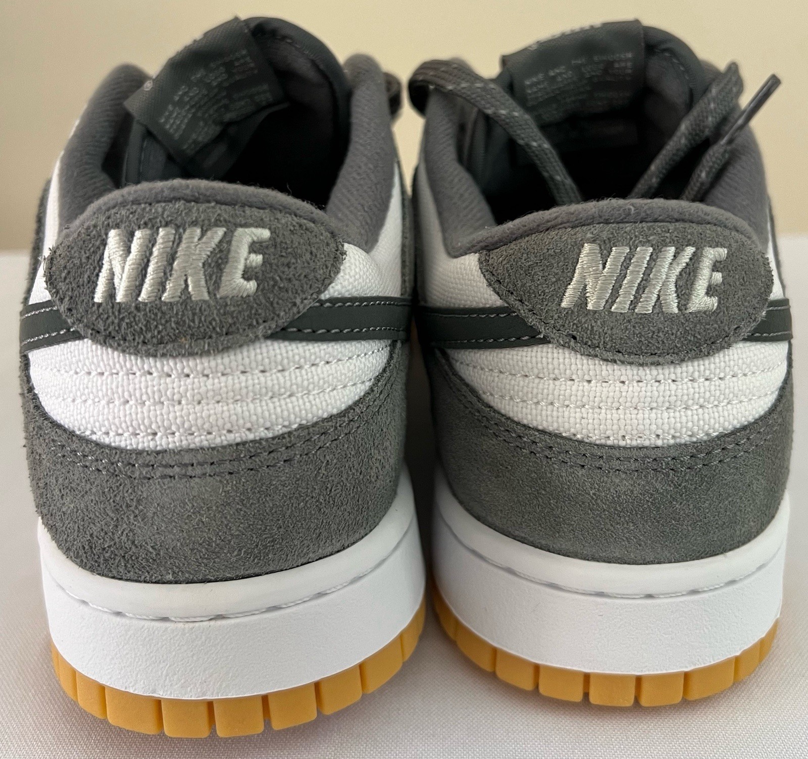 Nike Dunk Low “Smoke Grey Gum” Gray/White/Black Low Top Sneaker FV0389-100