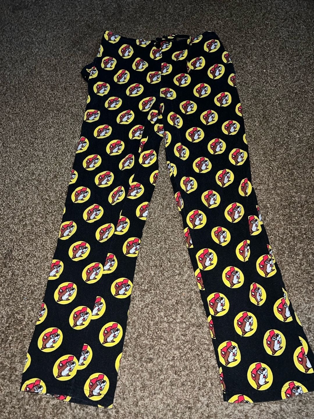 Buc-ee’s Black Logo Pattern Pajama Lounge Pants