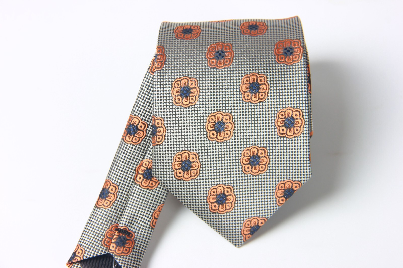 New Classic Polka Dot Brown White JACQUARD WOVEN 100% Silk Men’s Necktie Tie