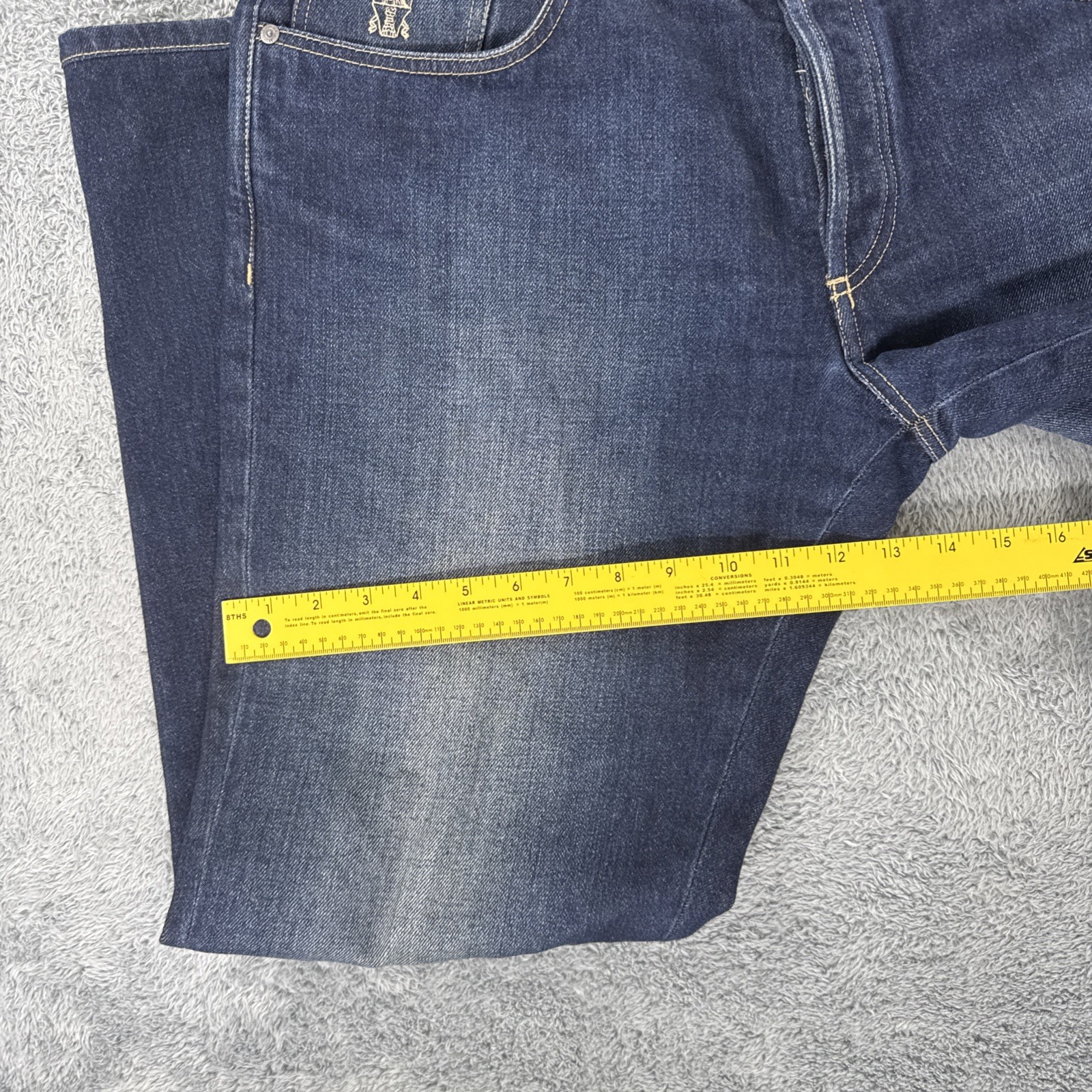 Brunello Cucinelli Mens Controllo Denim Jeans Size 54 (IT) Blue Made In Italy