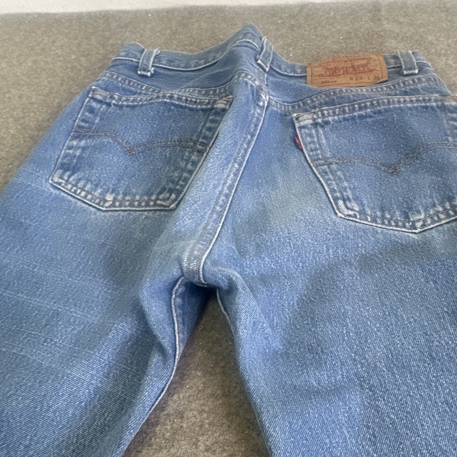 Levi’s 501xx Vintage Made In USA 1992 W29 L36 Nice Light Fading