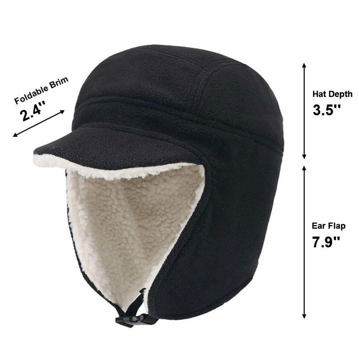 Windproof Warm Army Hats Outdoor Sports Winter Warm Earflap Skiing Cap Men Women