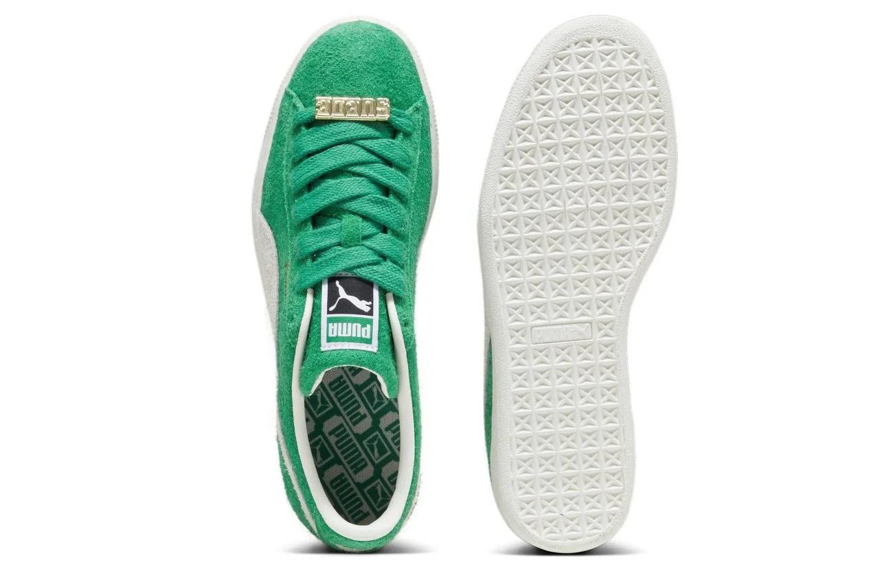 Puma Suede Fat Lace Archive Green Men’s Shoes Sneakers 393167 02 New Sz 9.5